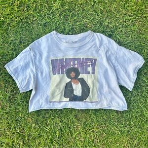 Whitney Houston Crop Tee